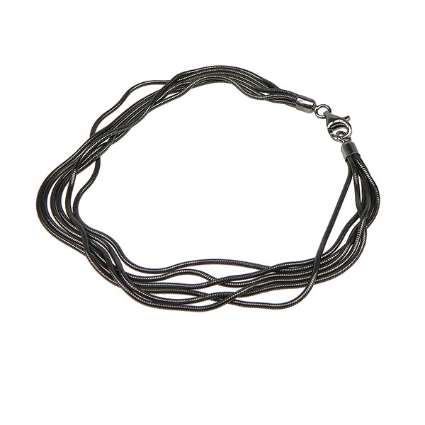 San - Links of Joy\'s Armbånd & halskæde - 6 rk.Slange - Oxyderet 17cm