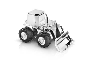 Noa Kids's Sparebøsse  traktor, sølvfarvet