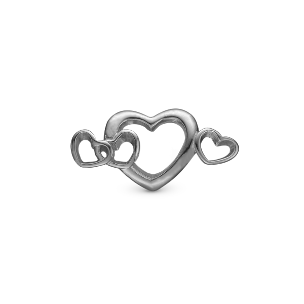 Christina Jewelry & Watches\'s 4 Hearts Love - Charm 6 mm