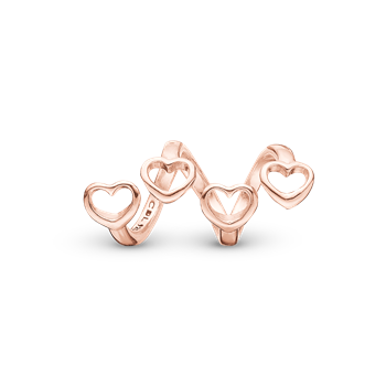 Christina Jewelry & Watches's Family Hearts - Charm 6 mm