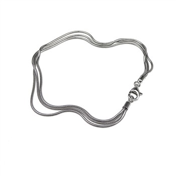 San - Links of Joy's Armbånd & halskæde - 3 rk. Slange - Blank 21cm