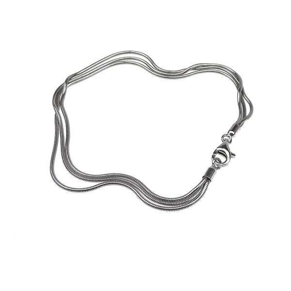 San - Links of Joy\'s Armbånd & halskæde - 3 rk. Slange - Blank 16cm