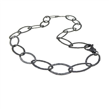 San - Links of Joy's Armbånd & halskæde - Oxyderet 23cm