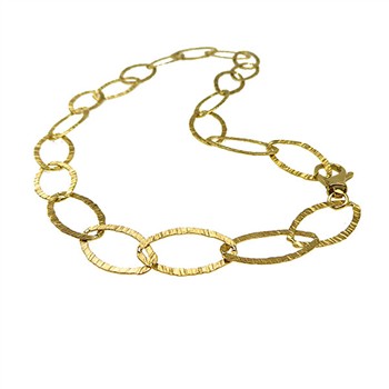 San - Links of Joy's Armbånd & halskæde - Forgyldt 60cm