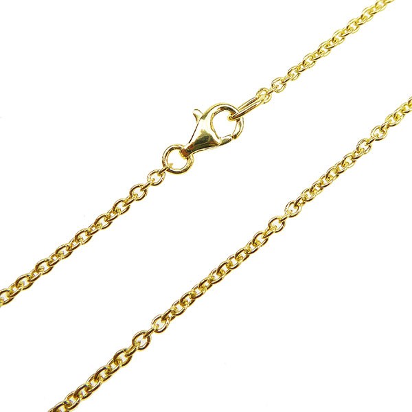 San - Links of Joy\'s Armbånd & halskæde - Ankerkæde/Forgyldt 0,45mm 18cm