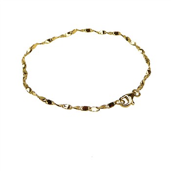 San - Links of Joy's Armbånd & halskæde - Forgyldt 80cm