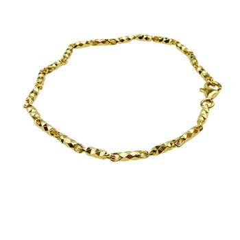 San - Links of Joy's Armbånd & halskæde - 925/Forgyldt 18cm