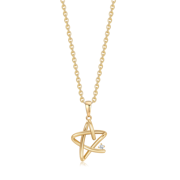 Støvring Design\'s Guld halskæde