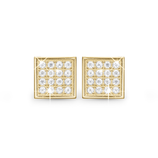 Christina Jewelry & Watches\'s Square Balance Clips - Øreclips - Forg