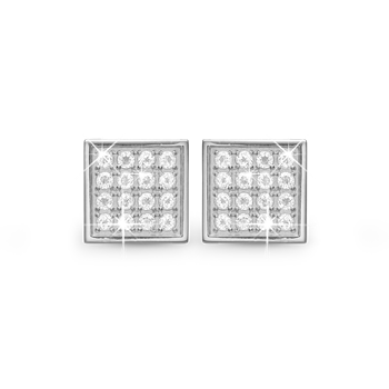 Christina Jewelry & Watches's Square Balance Clips - Øreclips - Sølv