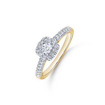 Støvring Design's 14 karat Guld ring med brillianter