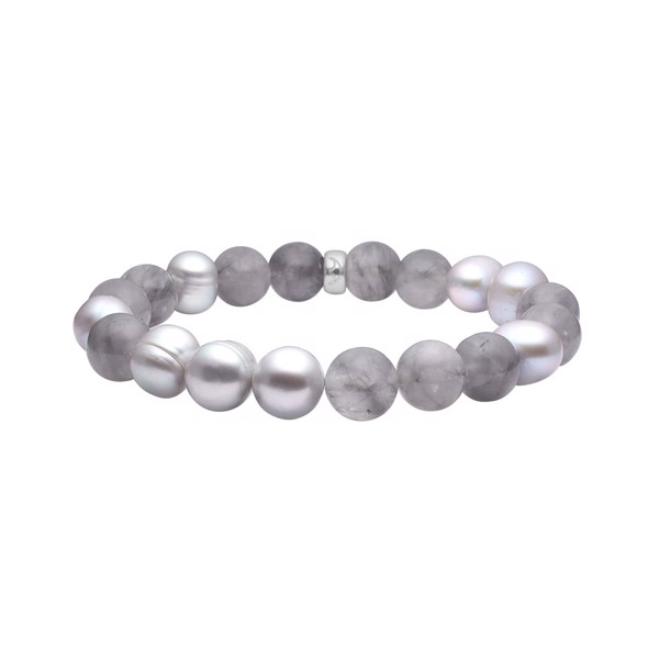 Heinzendorff\'s Multi grå armbånd 10mm 