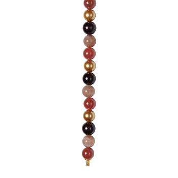 Heinzendorff's Sun stone, karneol, granat, MOP 12mm system-kæde