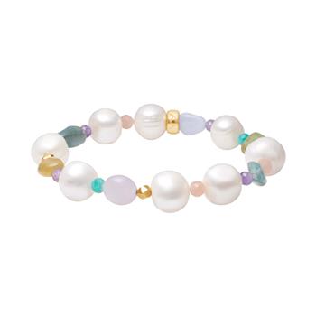 Heinzendorff's Citrin, quartz, jasper, aventurin, fvkp. armbånd