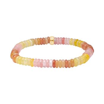 Heinzendorff's Agat, cherry quartz, aventurin armbånd