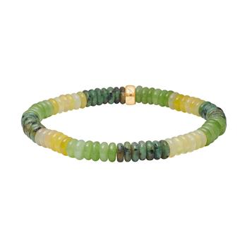 Heinzendorff's Agat, quartz, prikket jasper armbånd