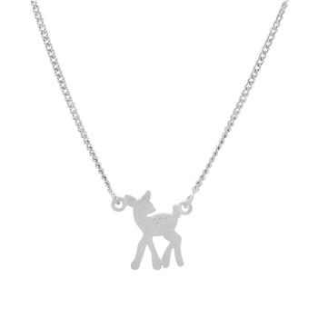 Noa Kids's Rhd. sølv vedhæng bambi 13mm inkl. kæde 40+5cm