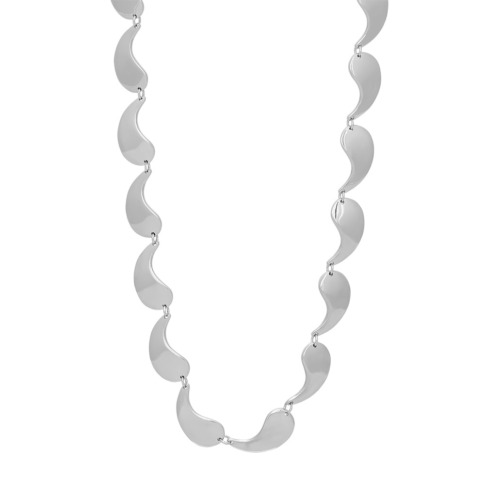 Siersbøl's rhodineret Sølv collier 42,5+3cm