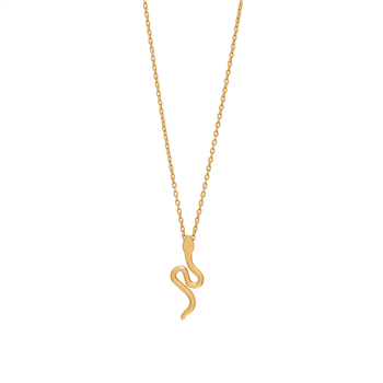 Nordahl's Forgyldt sølv vedhæng SNAKE52 22mm