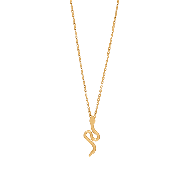 Nordahl\'s Forgyldt sølv vedhæng SNAKE52 22mm