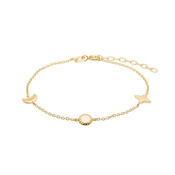 Nordahl\'s Forgyldt sølv armbånd UNIVERSE52