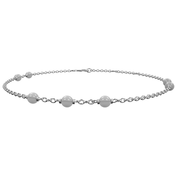 Nordahl's Rhd. sølv armbånd SWEETS52  grey moon stone 7