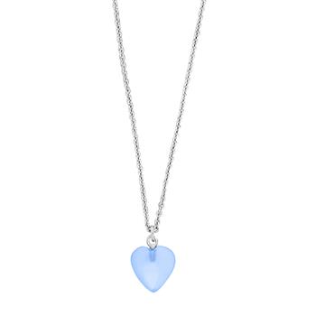 Nordahl's Rhd. sølvkæde YOU52 blue chalcedon