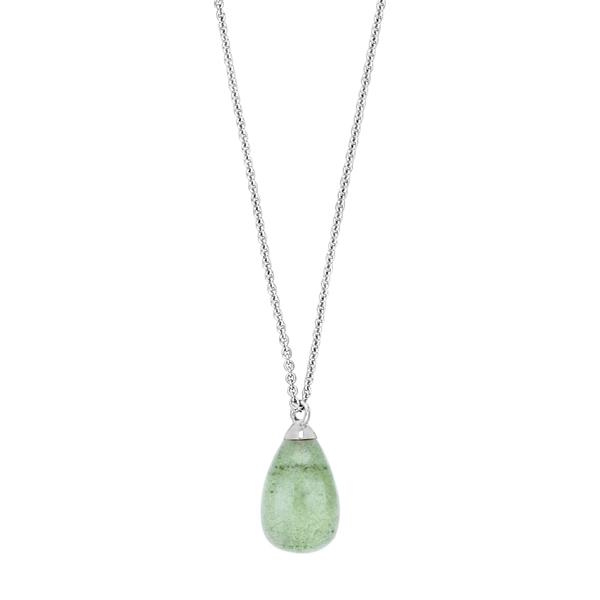 Nordahl\'s Rhd. sølvkæde SWEETS52 green aven