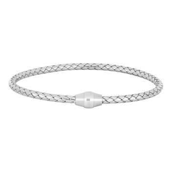 Heinzendorff's Rhod. sølv armbånd flettet