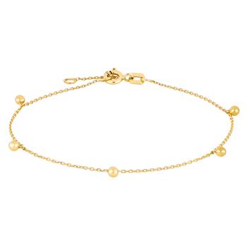 Siersbøl's 8 kt. guldarmbånd m/5 kugler