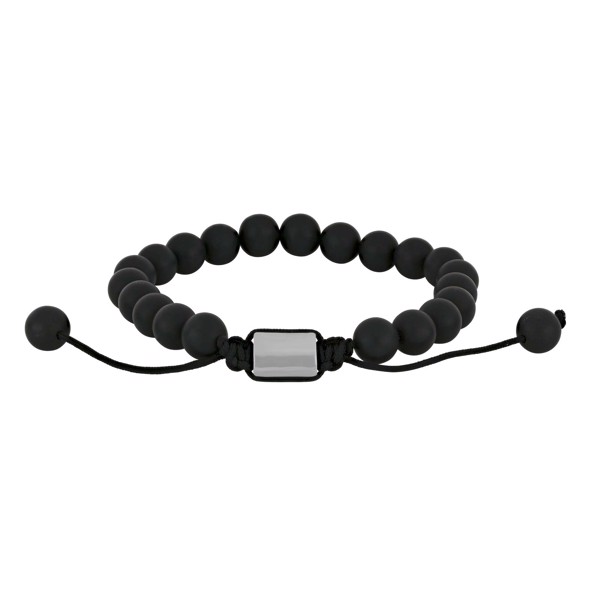 Son of Noa\'s SON  armbånd black agate 8mm