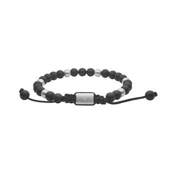 Son of Noa's SON armbånd mat sort agate og stål