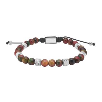 Son of Noa's SON armbånd mix farve tigerøje og stål