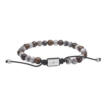 Son of Noa's SON armbånd map stone/ilmenite bronzitite og stål