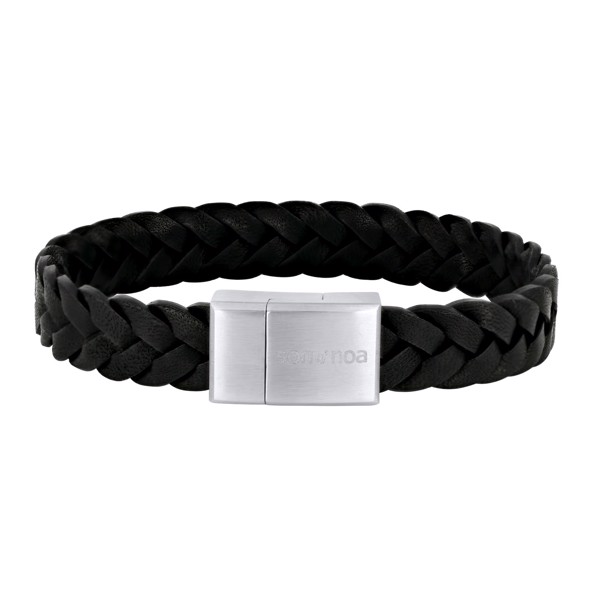 Son of Noa\'s SON armbånd sort kalveskind 23cm