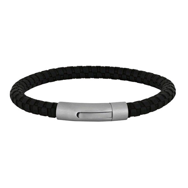 Son of Noa\'s SON armbånd sort kalveskind 19cm 6mm