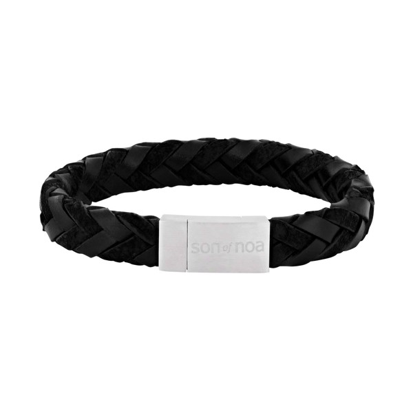 Son of Noa\'s SON armbånd sort kalveskind 19cm