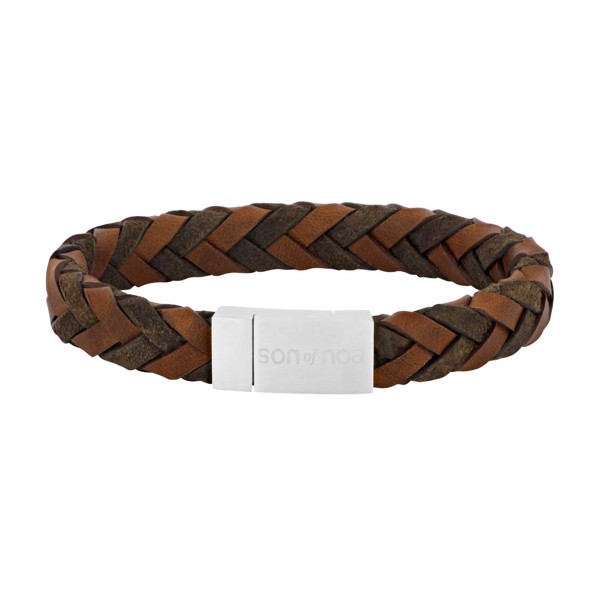 Son of Noa\'s SON armbånd mørkebrun kalveskind 19cm