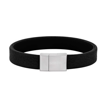 Son of Noa's SON armbånd sort kalveskind 19cm