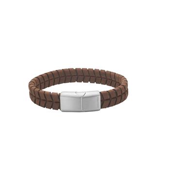 Son of Noa's SON armbånd brun kalveskind 12mm - 21cm