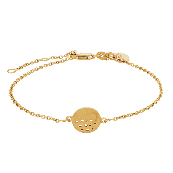 Nordahl\'s Forgyldt sølv armbånd DUST52 10mm