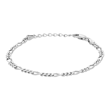Nordahl's Rhd. sølv armbånd FIGARO52 3mm 