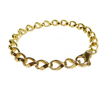San - Links of Joy's Armbånd & halskæde - Forgyldt 60cm