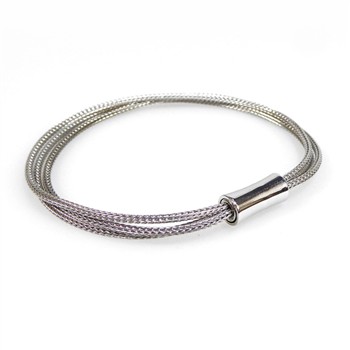 San - Links of Joy's Armbånd & halskæde - 3 rk. rhodineret Sterlingsølv 21cm