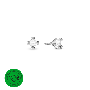 Aagaard's MARY Ørestik 8K, HV LG DIAMANT 2x0,20CT