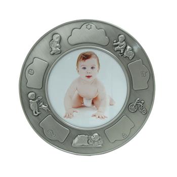 Noa Kids's Fortinnet fotoramme (rund) m. drenge