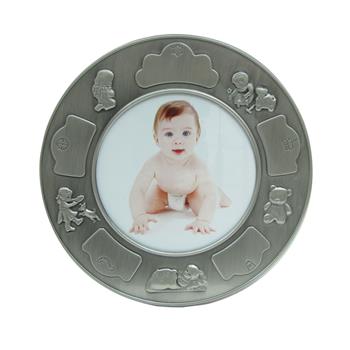 Noa Kids's Fortinnet fotoramme (rund) m. piger