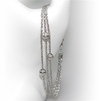San - Links of Joy's Armbånd & Halskæde - 3 rk. med 3 stk Magic Beads-Ø6mm 21cm