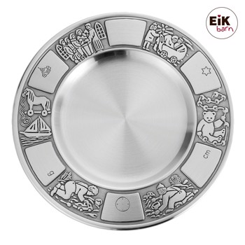 Noa Kids's Tin tallerken børn Ø18