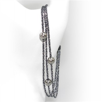 San - Links of Joy's Armbånd & Halskæde - 3 rk. med 3 stk Magic Beads - Ø6mm 21cm